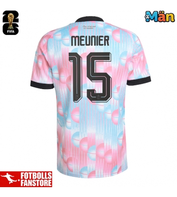 Belgien Thomas Meunier #15 Bortatröja VM 2026 Kortärmad